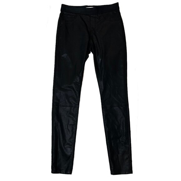 1.State Black Faux Leather Size XSmall Leggings - Picture 1 of 4